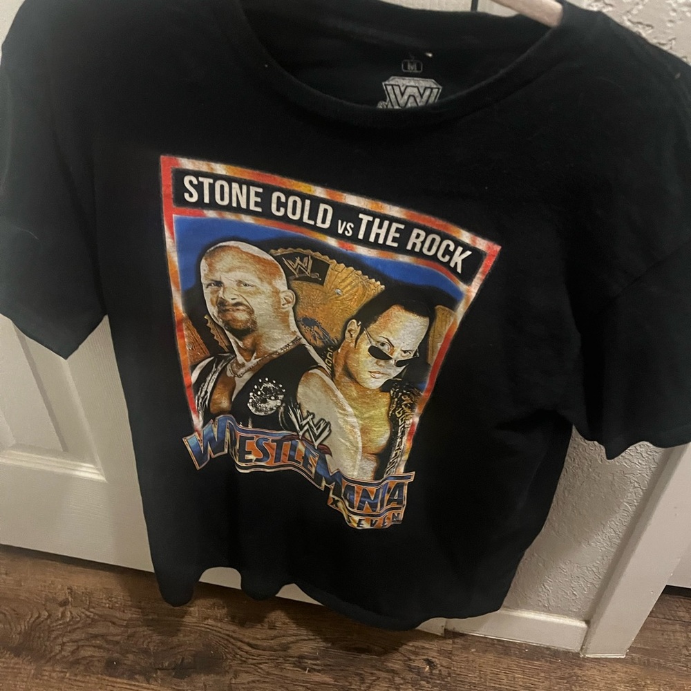 WWF Wrestlemania Stone Cold VS The Rock T-Shirt